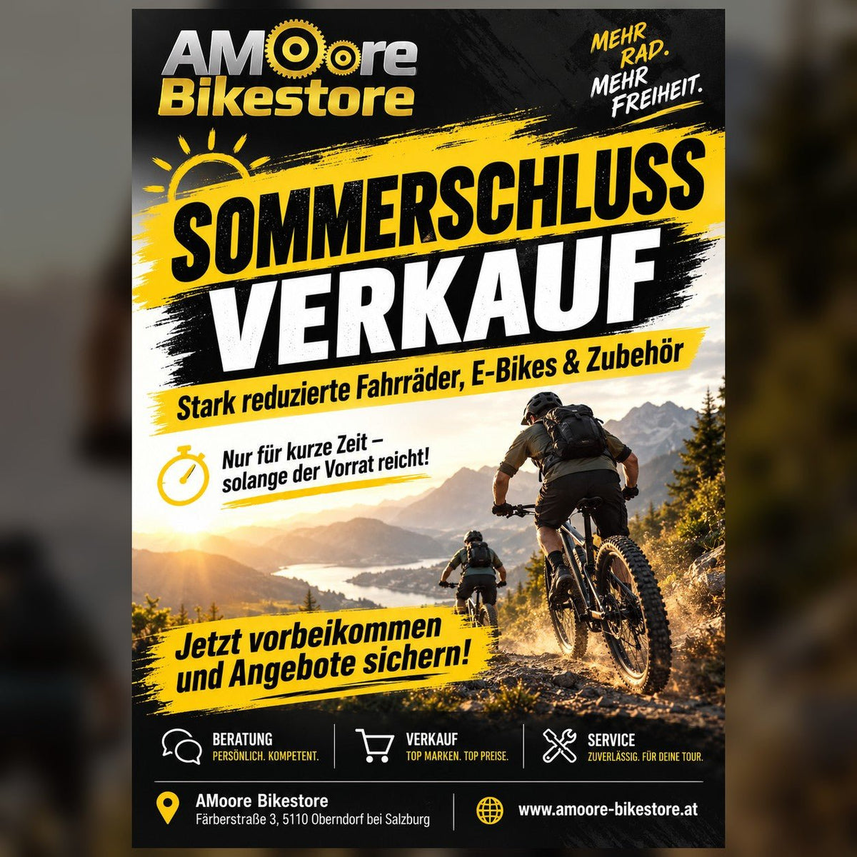 Sommerschlussverkauf – bis −46 % - AMoore Bikestore
