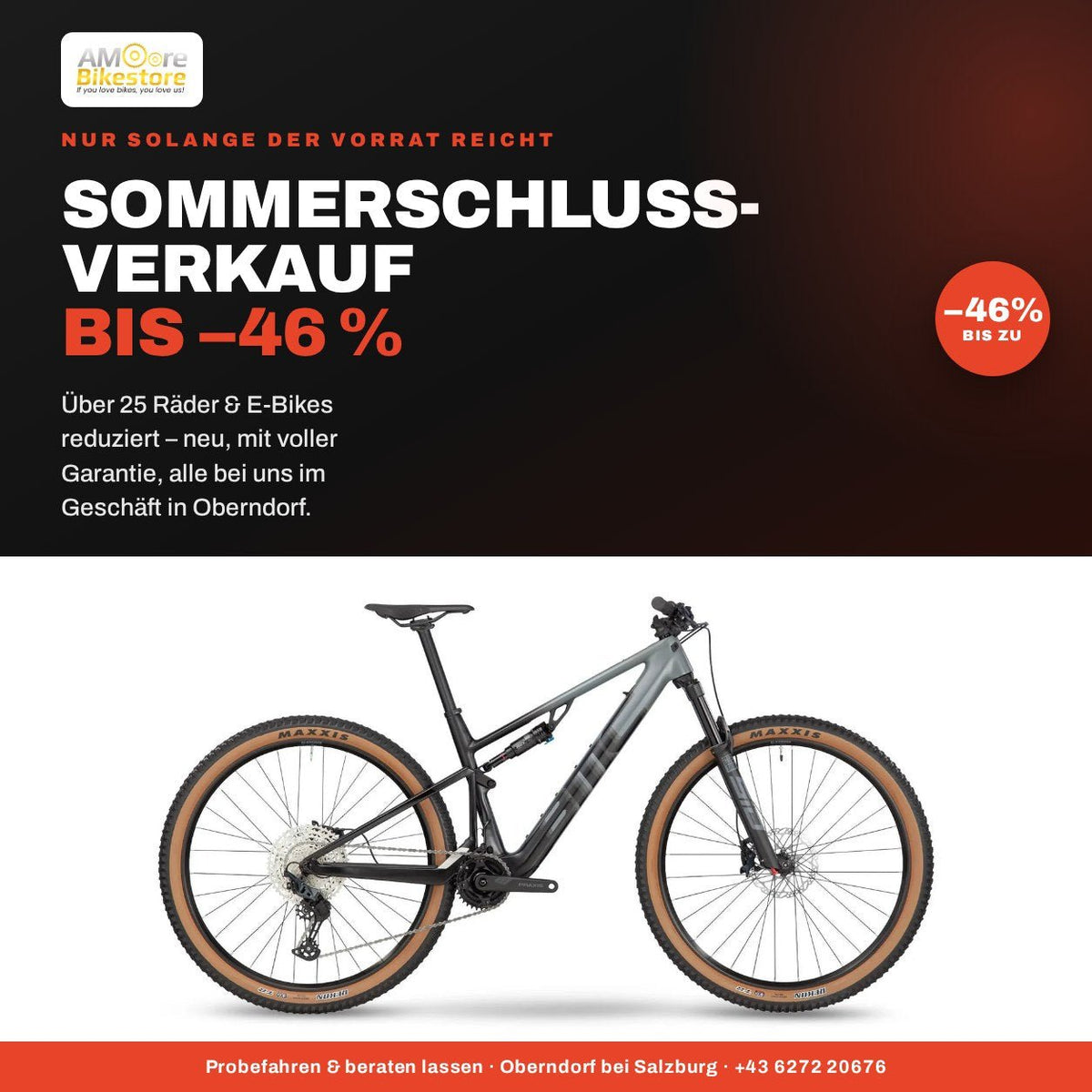 Sommerschlussverkauf – bis −46 % - AMoore Bikestore