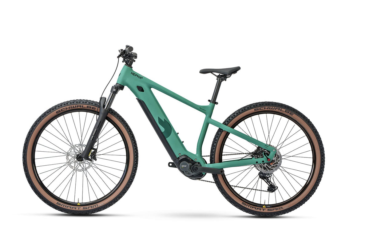 HEPHA Mountain 7 Ultra E-MTB – Gr. M (45 cm), Petrol matt